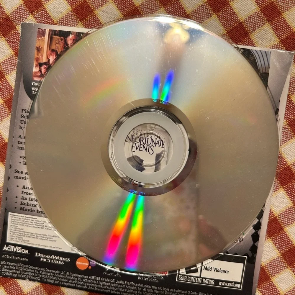 2004 Lemony Snickets Series Of Unfortunate Events LTD ED PREVIEW CD PC CD ROM